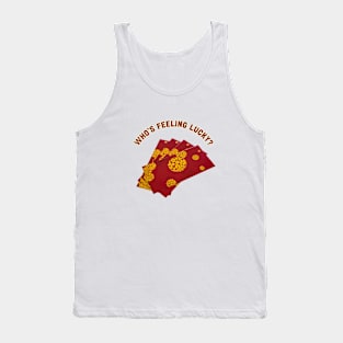 Lucky Red Envelope Design for Chinese New Year Tank Top